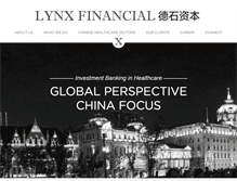 Tablet Screenshot of lynx-financial.com